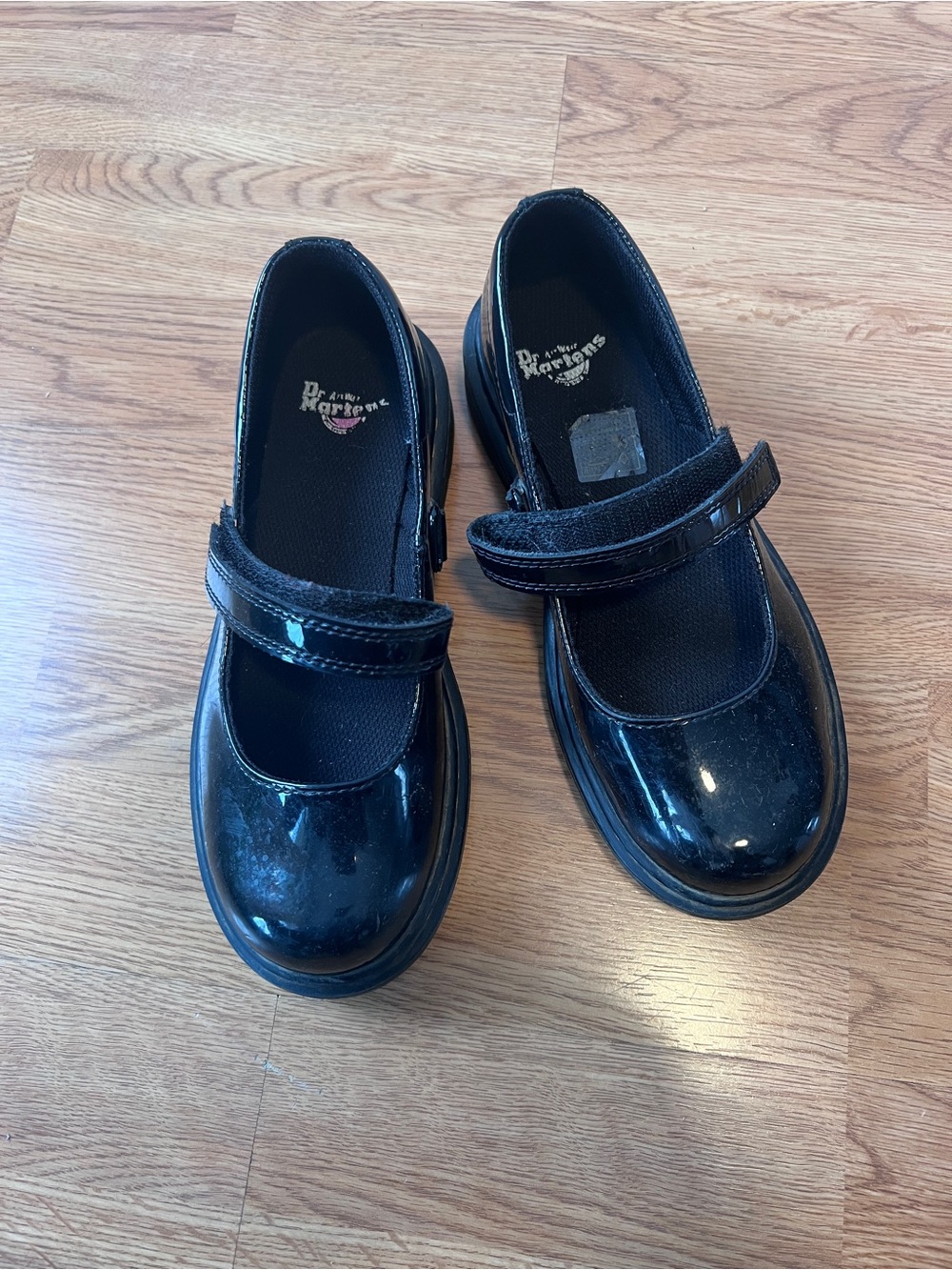 Dr. Martens Black Patent Mary Jane School Shoes
